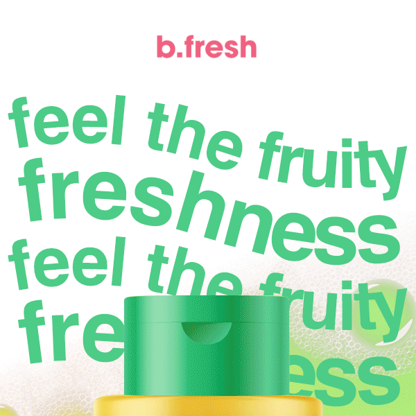 feel the fruity freshness 🥭🍍🧡