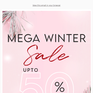 Mega 🎄  Winter Sale 🎅upto 50% OFF  ⛄❄SHOP NOW❄⛄