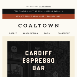 Coaltown in Cardiff ! + Shop Christmas Coffee's ☕