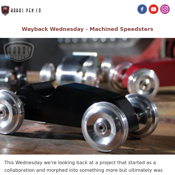 Wayback Wednesday - Machined Speedsters Update V2