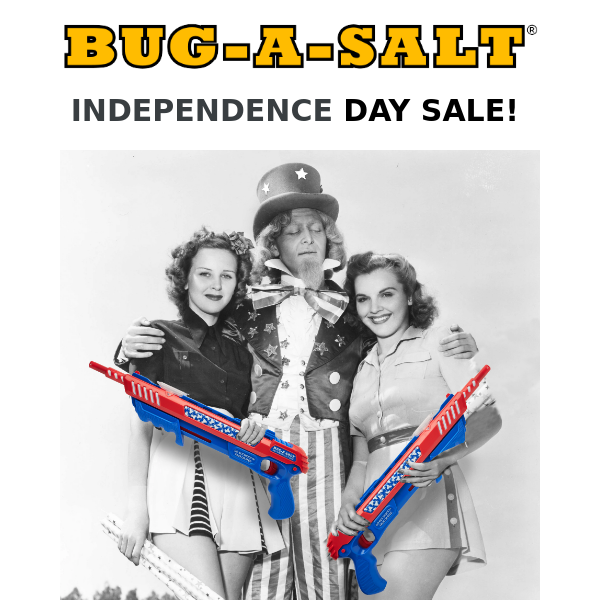 INDEPENDENCE DAY SALE! SALT WARS FREEDOM ONLY $39.95!