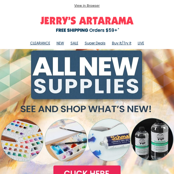 Jerry's Artarama - Latest Emails, Sales & Deals