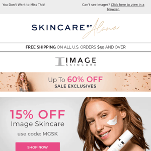 Savings Alert! 15% Off Image Skincare In This Deal Of The Week