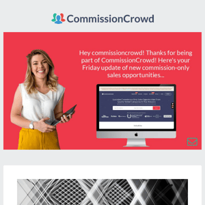 💰  CommissionCrowd, Our Top Commission-Only Sales Opportunity Picks: Friday, May 12 2023 - Check them out now!