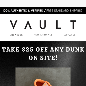 ✅All Dunks $25 Off✅