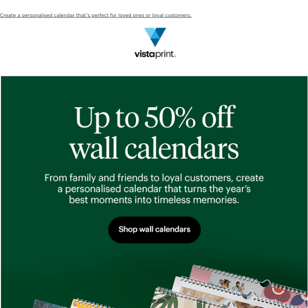Unlock savings: Up to 50% off on wall calendars – Shop now!