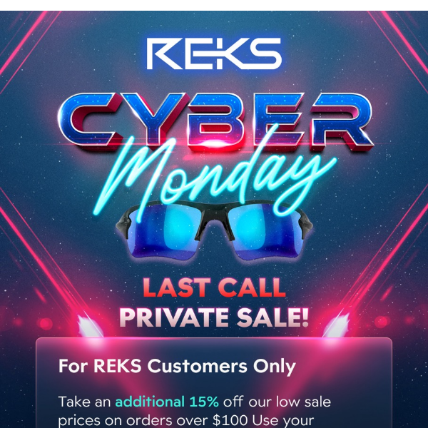 Cyber Monday Extended! Sale Ends Tomorrow Midnight!