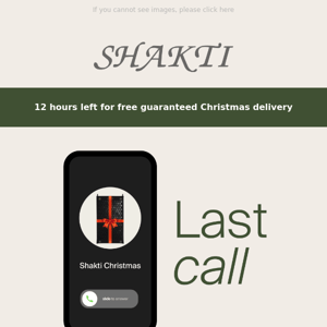 PSA: Final hours for Christmas delivery