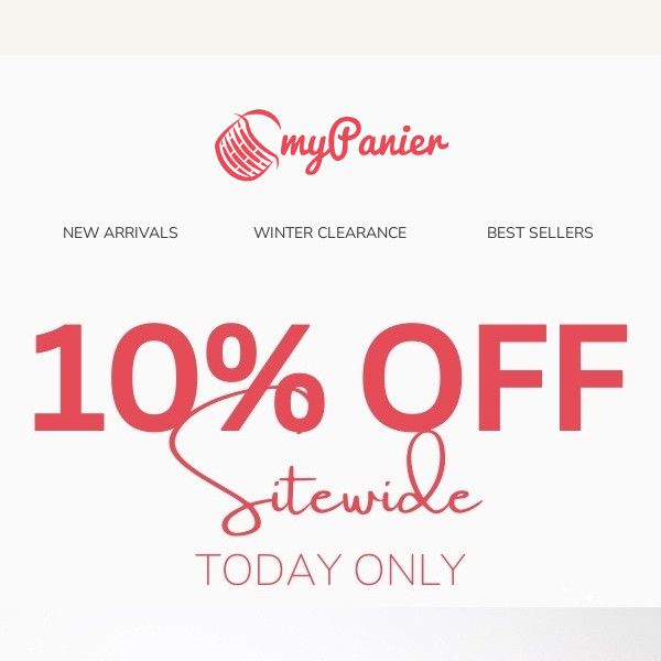 Today only ✨ 10% OFF SITEWIDE
