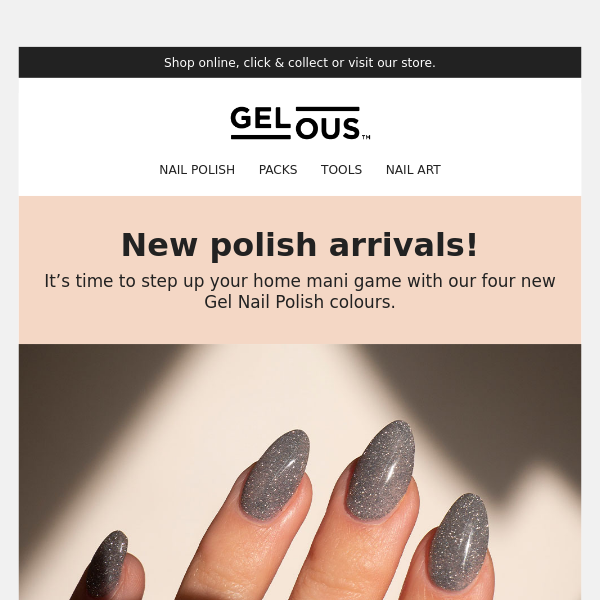 Just released - four new Gel Nail Polish colours 👀