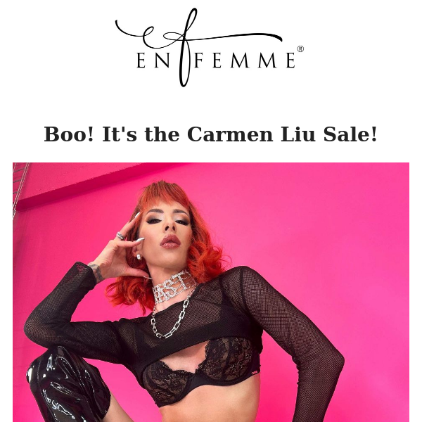 👻 Starting Today: The Carmen Liu Sale 👻