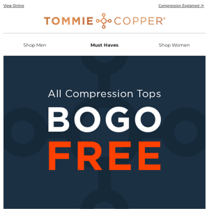 Buy 1 Compression Shirt, Get 1 FREE