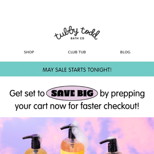 Get excited: Sale starts @5pm PST!