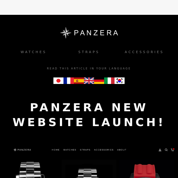 NEW PANZERA WEBSITE