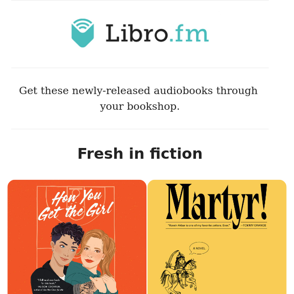 Hot New Audiobooks 🔥