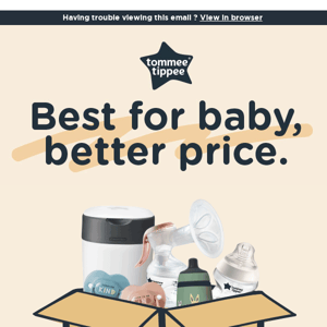 Best for baby, better price