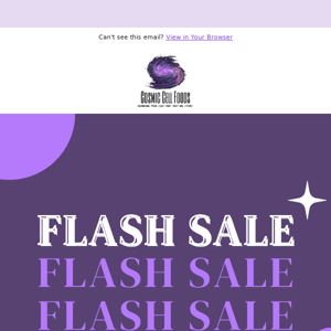 Weekend Flash Sale Now On!