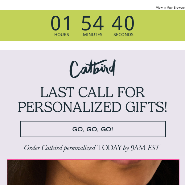 LAST CALL for personalized gifts