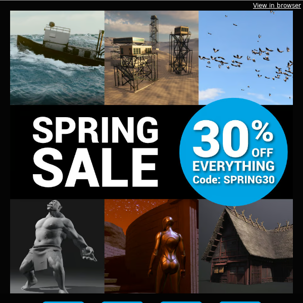 🎉 Spring Sale Alert! Grab 30% OFF & Level Up Your 3D Art Game!