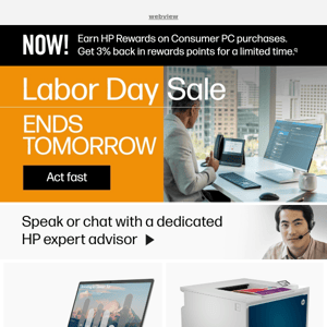 Last chance alert: final hours of Labor Day deals