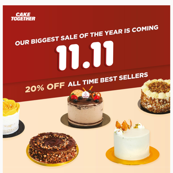 Our BIGGEST Sale of the Year is almost here! 🎂