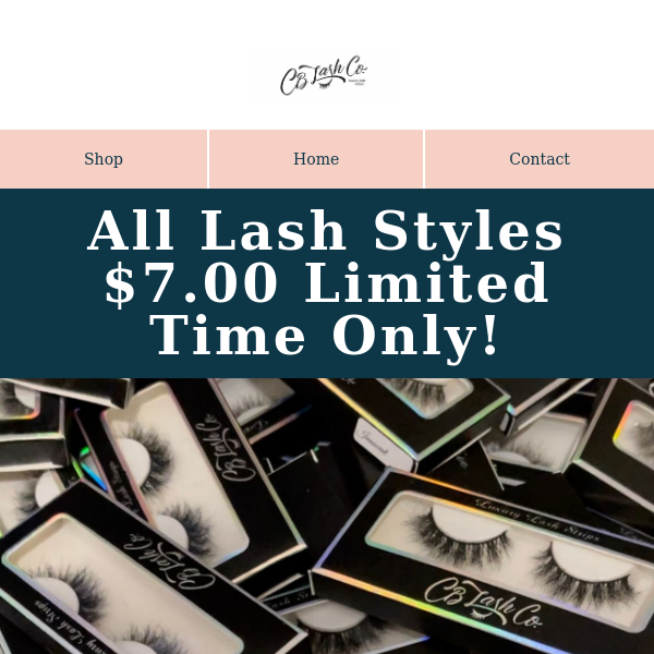 Stock up on $7 lashes 🎉