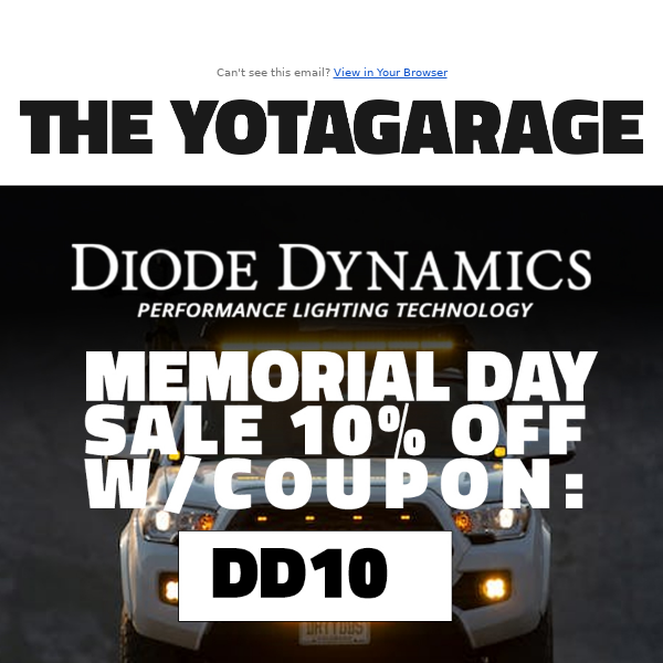 Diode Memorial Day Sale | 10% OFF w/Code