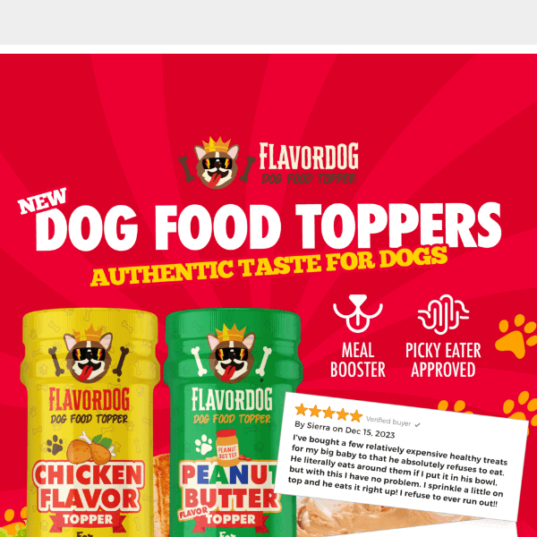 🙌 Gourmet Dinner For Your Pup