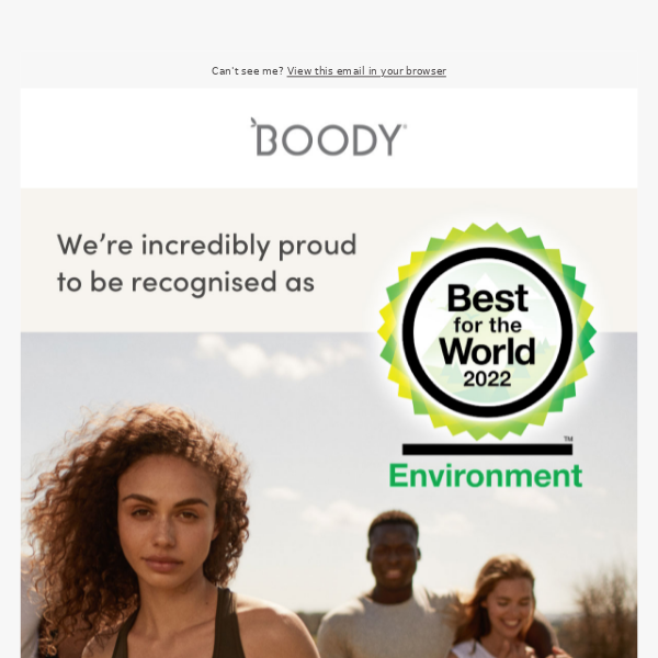 We’ve Been Awarded ‘Best For The World’ by B Corp 🌎