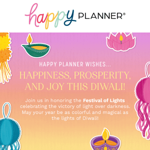 Happy Diwali From Happy Planner! 🪔