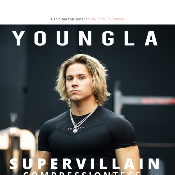 YoungLA Mens RESTOCK Is Live!// Shop Supervillain Compression Tees, Baggy  Jeans, Classic Stringers, New Gen Stringers, and Knee Sleeves - YoungLA