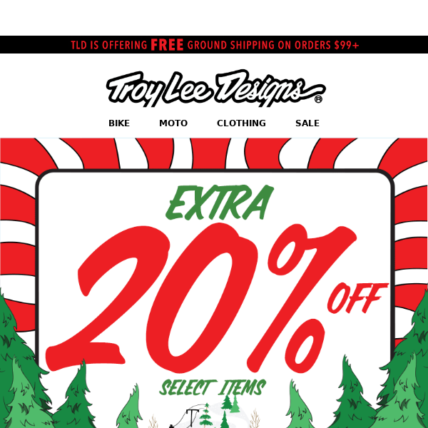 Check out early with an EXTRA 20% off!!