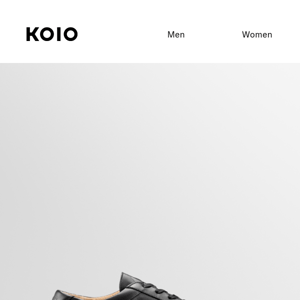 Fall Bestseller Capri in Nero Restocked at Koio.co! 🍂👟