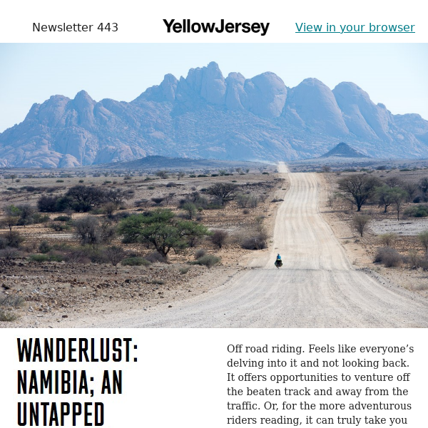 Wanderlust: Namibia; an untapped adventure playground for cyclists