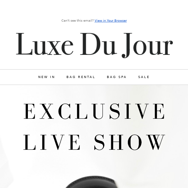 Exclusive Live Show! - Luxe Du Jour CA