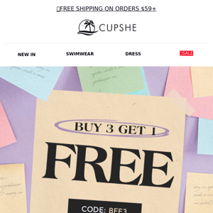 ⌛ONE DAY ONLY: Buy 3 Get 1 FREE SITEWIDE