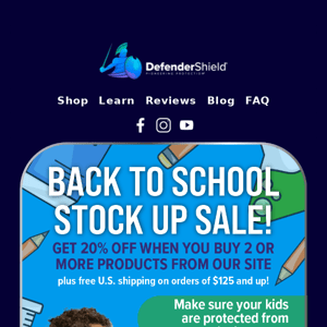 Back to School Stock Up SALE! 🍎