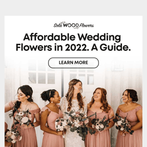 Affordable Wedding Flowers in 2022. A Guide.
