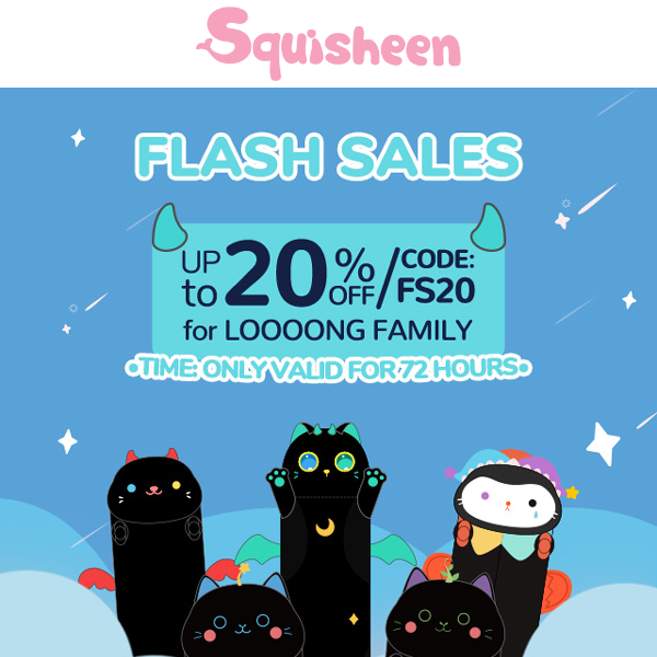 ⚡️Flash Sales: 20% off for LOOOONG FAMILY!