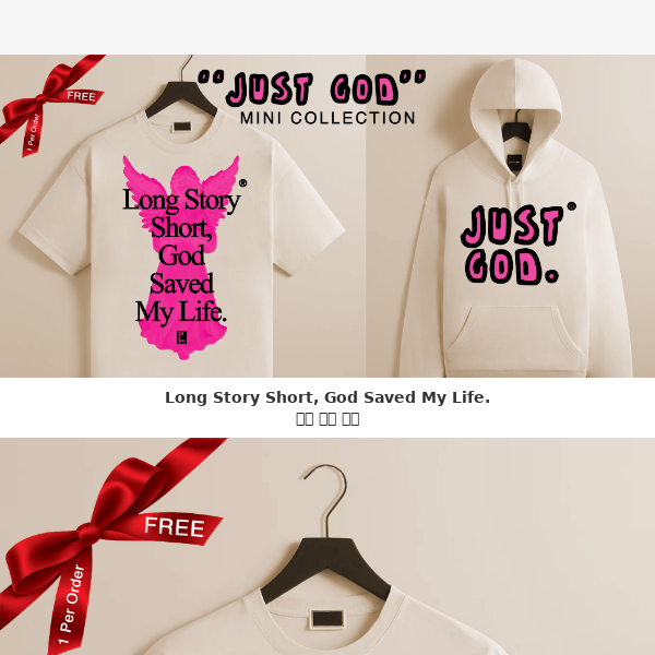 💕 Pink & Tan "Long Story Short" FREE Tee + Collection