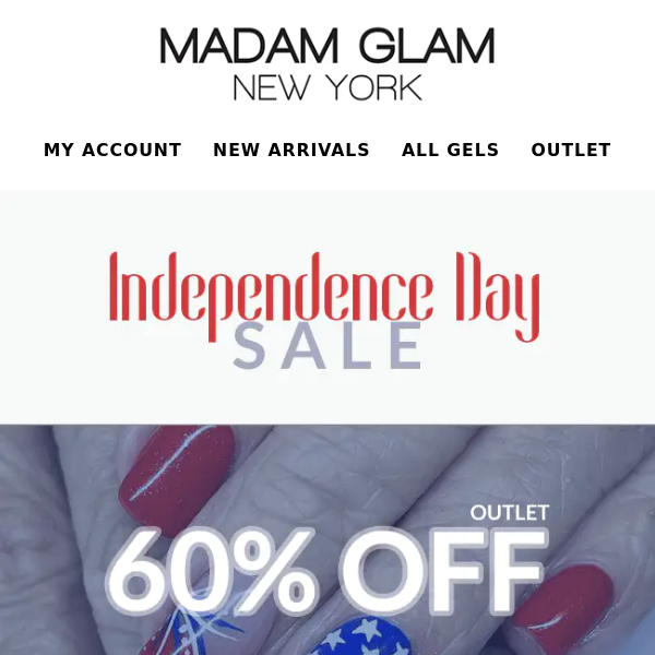 Bring out the fireworks: it's 60% OFF 🎆