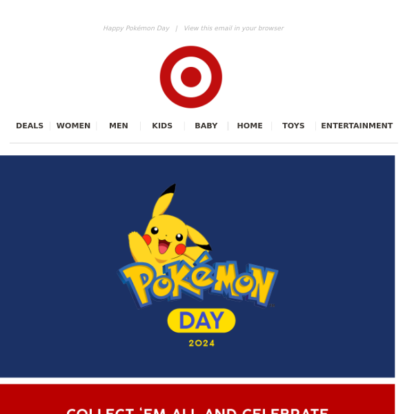 Collect 'em all at Target this Pokemon Day