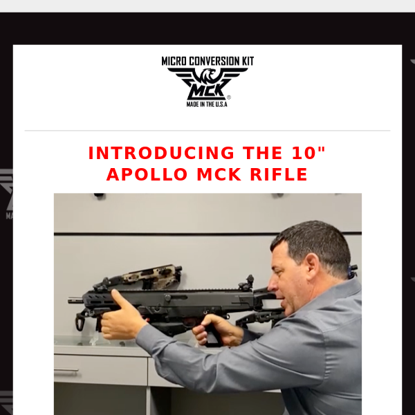 Introducing The 10 Inch Apollo Rifle