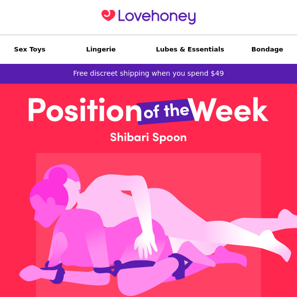 NEW Position of the week 🥄 | Up to 50% off inside 