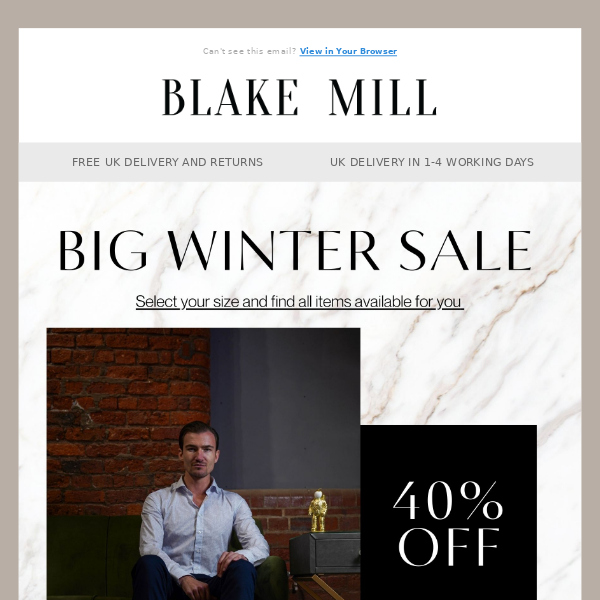 Our Big Winter Sale Is Booming!