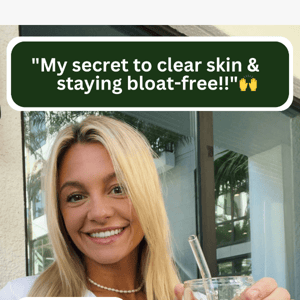 🤫 the SECRET to clear skin 🤫