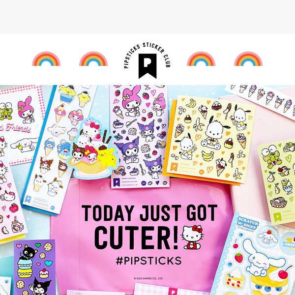 🎀🍓 A few spots open! Hello Kitty Sticker Club!