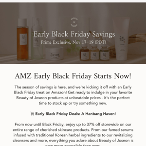 BOJ's Amazon Early Black Friday Starts Now!✨