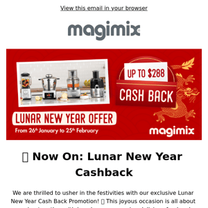 🐲 Now on: Lunar New Year Cashback