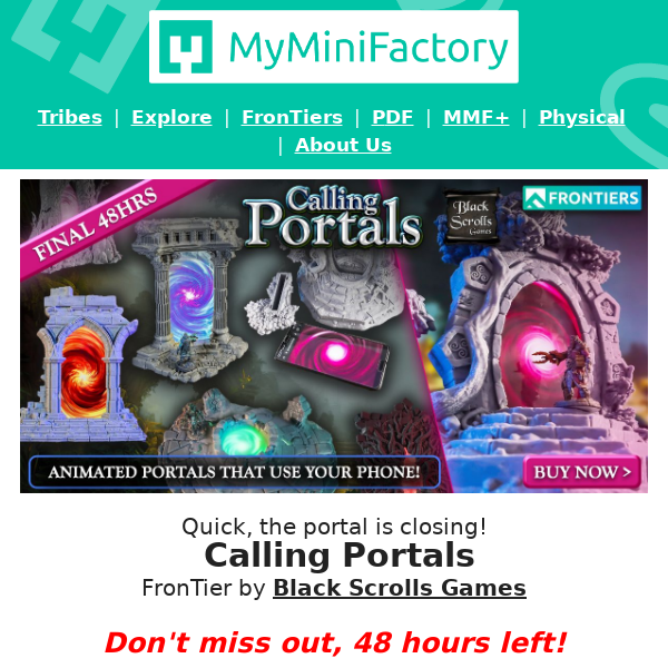 Time is running out on Calling Portals! 🌀